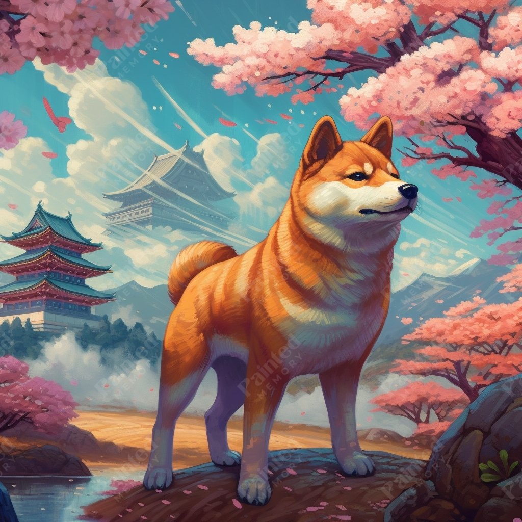 Adorable Shiba Inu- Diamond Kit – Painted Memory