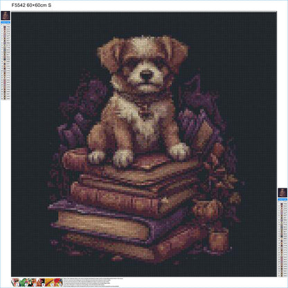 Bookish Dog - Painted Memory