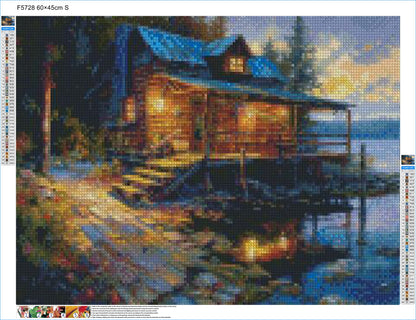 Cozy Cabin Getaway - Diamond Kit - Painted Memory