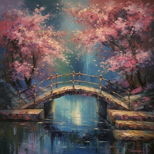 Nature and Bridge - Diamond Kit - Painted Memory