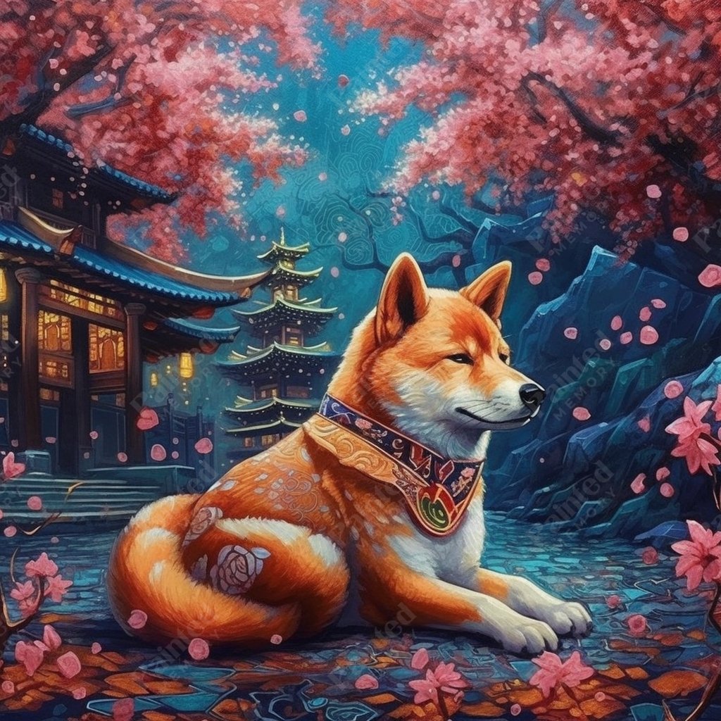 Palace Guard Shiba Inu - Diamond Kit – Painted Memory