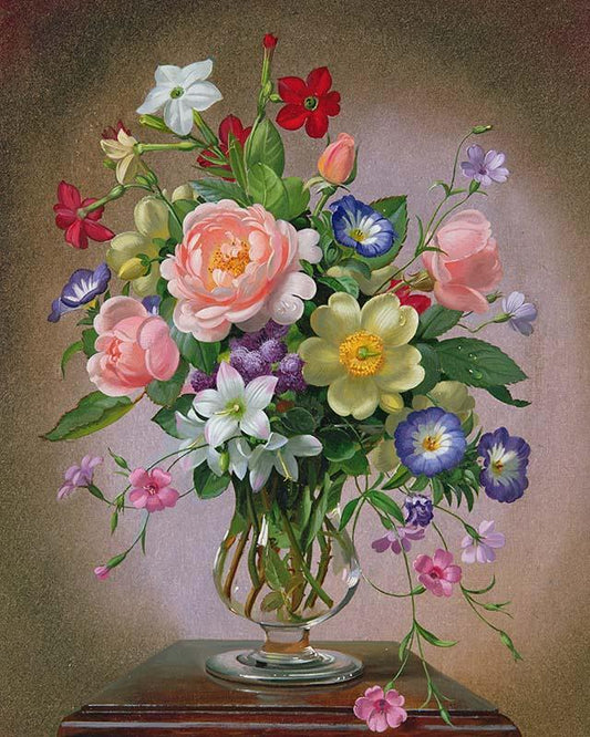 Roses, Peonies and Freesias - Painted Memory